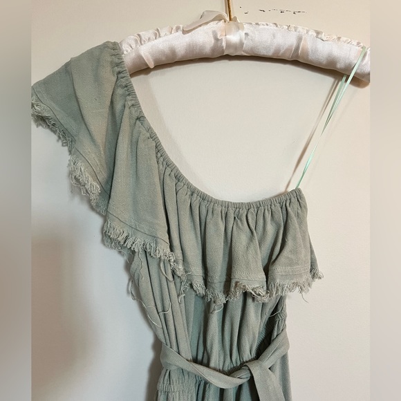Promesa One Shoulder Grecian Mini Dress - Picture 1 of 4